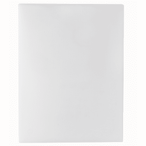 229-CB1520WA White Polyethylene Cutting Board, 15 x 20 x 1/2", NSF Approved