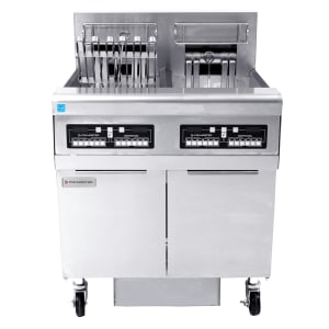 006-FPRE2142403 Electric Fryer - (2) 50 lb Vats, Floor Model, 240v/3ph