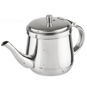 229-GN10 10 oz Stainless Steel Gooseneck Teapot w/ Mirror Finish