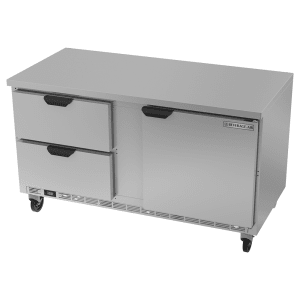 118-WTFD60AHC2FLT 60" W Worktop Freezer w/ (2) Section & (2) Drawers & (1) Door, 115...