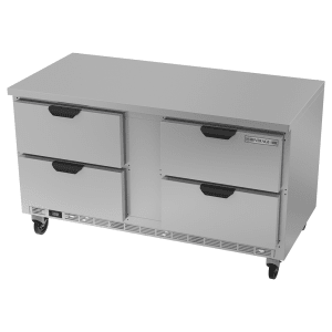 118-WTFD60AHC4FLT 60" W Worktop Freezer w/ (2) Section & (4) Drawers, 115v