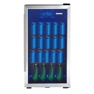 830-DBC117A2BSSDD6 3.1 cu ft Undercounter Refrigerator w/ Glass Door - Stainless, 115v