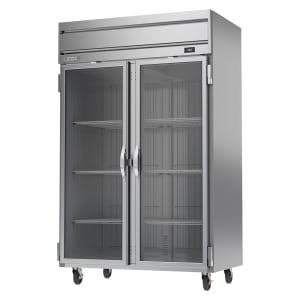 118-HF2HC1G 52" Two Section Reach In Freezer - (2) Glass Doors, 115v