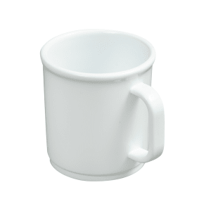 166-CM12CL 12 oz Mug - Plastic, Cloud White