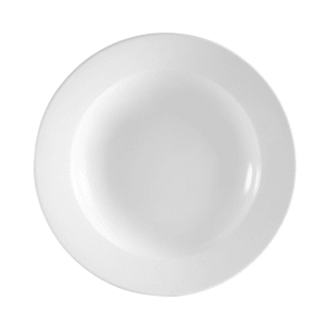 130-UVS120 22 oz Round Universal Pasta Bowl - Porcelain, Super White