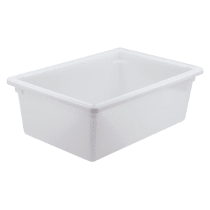 080-PFFW9 13 gal Food Storage Box - 26" x 18" x 9", Polypropylene, White