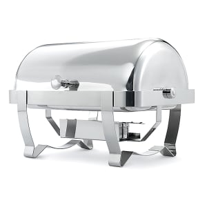 175-46529 Full Size Chafer w/ Roll-top Lid & Electric Heat