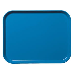 144-1418CL142 Fiberglass Camlite® Cafeteria Tray - 18"L  x 14"W, Blue
