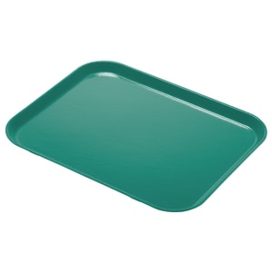 144-1418CL162 Fiberglass Camlite® Cafeteria Tray - 18"L  x 14"W, Green 