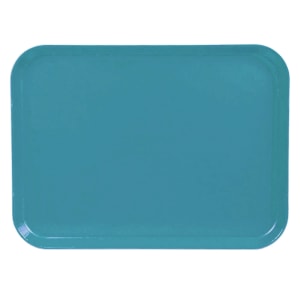 144-1418CL674 Fiberglass Camlite® Cafeteria Tray - 18"L  x 14"W, Steel Blue