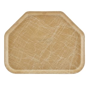 144-1422TR214 Fiberglass Camtray® Cafeteria Tray - 22"L x 14"W, Abstract Tan