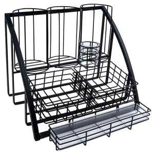 151-171513 Wire Beverage Service,  15 x 14 x 12", Black