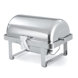 175-46350 Full Size Chafer w/ Roll-top Lid & Chafing Fuel Heat