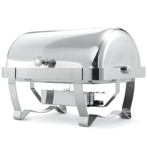 175-46520 Full Size Chafer w/ Roll-top Lid & Chafing Fuel Heat