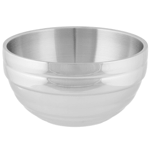 175-46591 3 2/5 qt Round Beehive Insulated Bowl - 18 ga Stainless