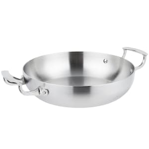 175-49424 10" Miramar® Display Cookware  French Omelet Pan - Aluminum Bottom, Stainless Stee...