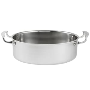 175-49452 5-1/10 qt Miramar® Display Cookware Oval Au Gratin - Stainless Steel, Induction Ready