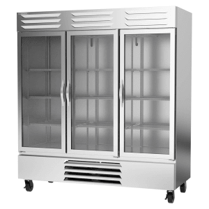 118-FB72HC5G 75" Three Section Reach In Freezer - (3) Glass Doors, 115 208-230v/1ph