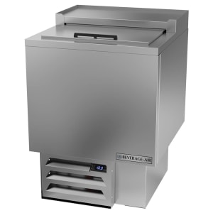 118-GF24HCS 1 Section Glass Chiller w/ 76 Mug Capacity - Stainless, 115v