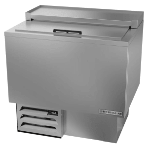 118-GF34HCS 1 Section Glass Chiller w/ 94 Mug Capacity - Stainless, 115v