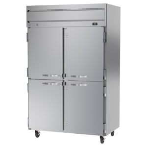 118-HRS2HC1HS 52" Two Section Reach In Refrigerator, (4) Left/Right Hinge Solid Doors, 115v