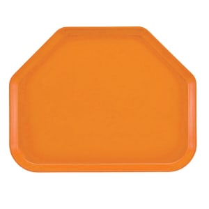 144-1422TR220 Fiberglass Camtray® Cafeteria Tray - 22"L x 14"W, Citrus Orange