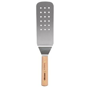 Dexter Russell P2386C-8 8&quot;x3&quot; Perforated Turner w/ Beech Handle, Carbon Steel