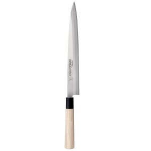 135-31441 10" Sushi Knife w/ Magnolia Wood Handle, Stainless Steel