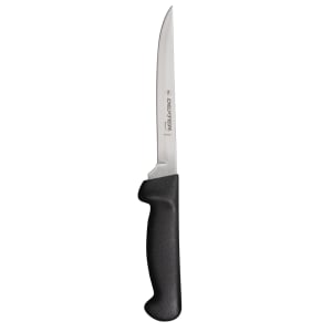 135-31617B 6" Boning Knife w/ Polypropylene Black Handle, Carbon Steel