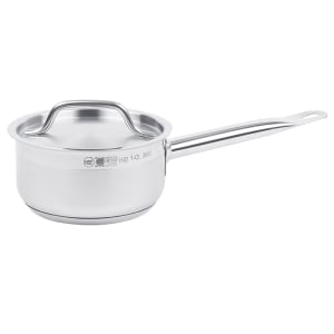 175-3800 1 qt Optio™ Stainless Steel Saucepan w/ Hollow Metal Handle - Induction ready