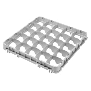 144-25E5151 Full Size Stemware Rack Extender w/ (25) Compartments - Half Drop, Soft Gray