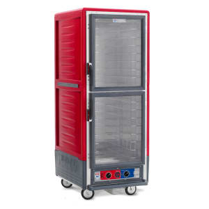 001-C539MDC4 Full Height Insulated Mobile Heated Cabinet w/ (18) Pan Capacity, 120v