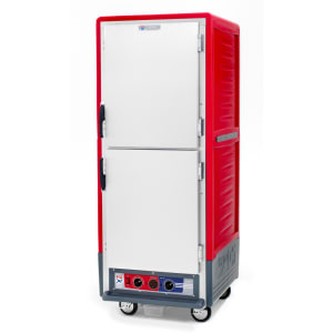 001-C539MDS4 Full Height Insulated Mobile Heated Cabinet w/ (18) Pan Capacity, 120v