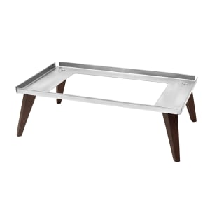 315-SK14505141 Rectangular Display Stand for SK-14505141IT, SK-14505141WP, & SK-14505FXW - Stainless/Wood