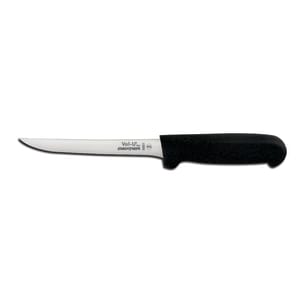 135-30501 6" Boning Knife w/ Black Plastic Handle, Carbon Steel
