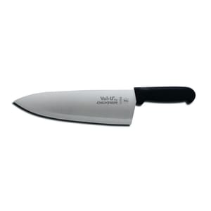 135-30504 10" Cook's Knife w/ Black Plastic Handle, Carbon Steel