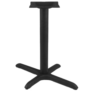 336-T2230M 2 Piece Dining Height Table Base Kit - 3" Column, 22" x 30" Base Spread, Black