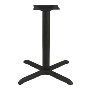 336-T3030 3 Piece Dining Height Table Base Kit - 3" Column, 30" x 30" Base Spread, Black
