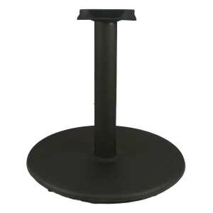 336-TR30M 2 Piece Dining Height Table Base Kit - 4" Column, 30" Round Base, Black