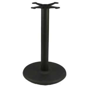 336-TR18 3 Piece Dining Height Table Base Kit - 3" Column, 18" Round Base, Black