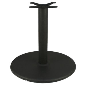 336-TR30 3 Piece Dining Height Table Base Kit - 4" Column, 30" Round Base, Black