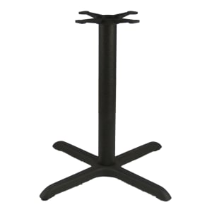 336-T3030M 2 Piece Dining Height Table Base Kit - 3" Column, 30" x 30" Base Spread, Black