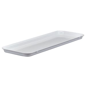 Cambro 92615MT148 Rectangular Market Display Tray - 9&quot; x 25 1/2&quot; x 1 1/2&quot;, White