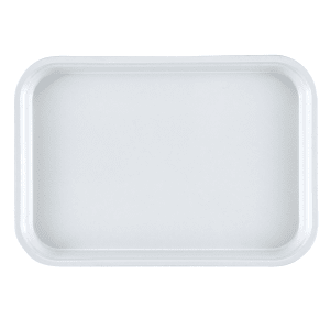 144-913MT148 Rectangular Market Display Tray - 9" x 12 3/4" x 1", White