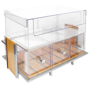 151-1471SET Eco Modern Merchandiser Set - Merchandiser, Bin, 3 Drawer Bread Box