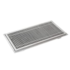079-TR1236 Floor Trough w/ Subway Style Grating - 36"W x 12"D, Stainless Steel
