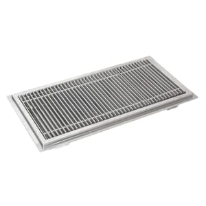 079-TR1248 Floor Trough w/ Subway Style Grating - 48"W x 12"D, Stainless Steel