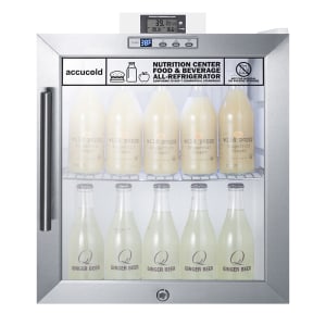 162-SCR215LNZ 1.7 cu ft Undercounter Nutrition Center Refrigerator w/ Glass - Locking, 115v