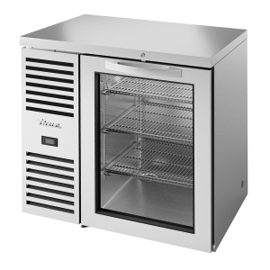 598-TBR36RISZ1LSG1 36" Bar Refrigerator - 1 Swinging Glass Door, Stainless, 115v