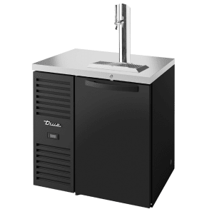598-TDR32RISZ1LBS1 32" Kegerator Beer Dispenser w/ (1) Keg Capacity - (1) Column, Black, 120v